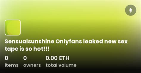 Sensualsunshine Sex Tape Leak .